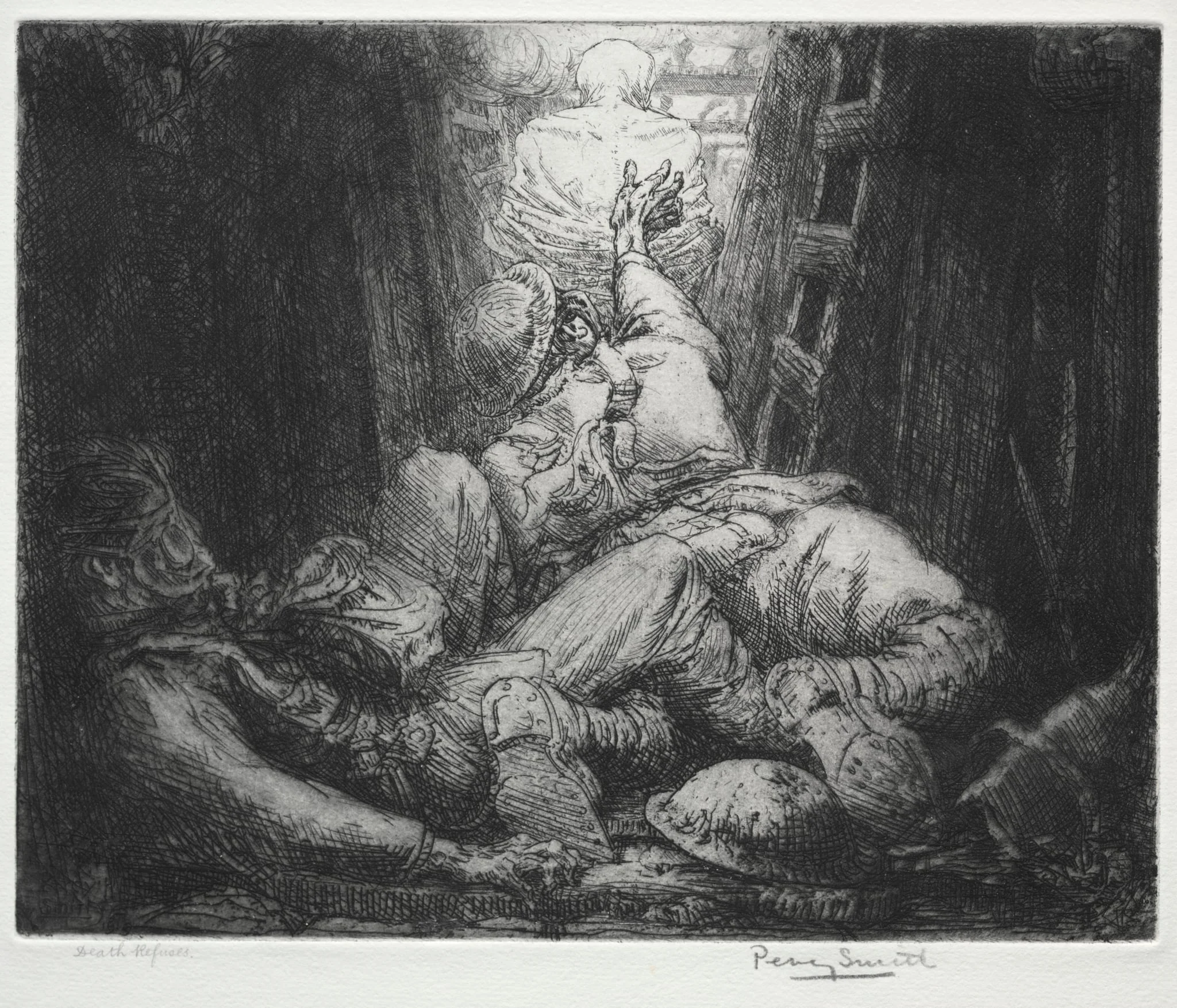 Dance of Death: Death Refuses, by Percy John Delf Smith, 1919
