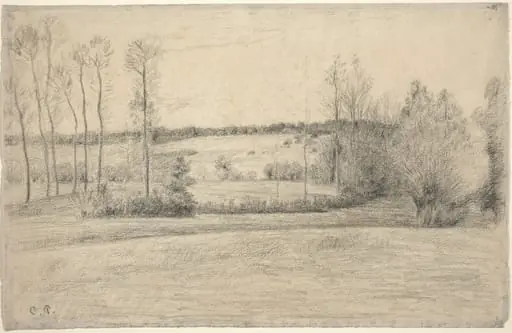 Trees and Meadows at Eragny