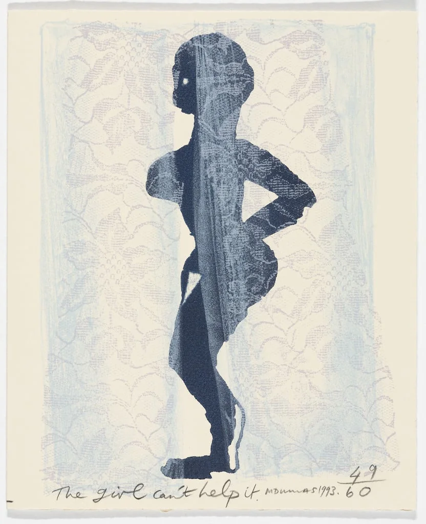 Untitled, by Marlene Dumas, ink, 1993