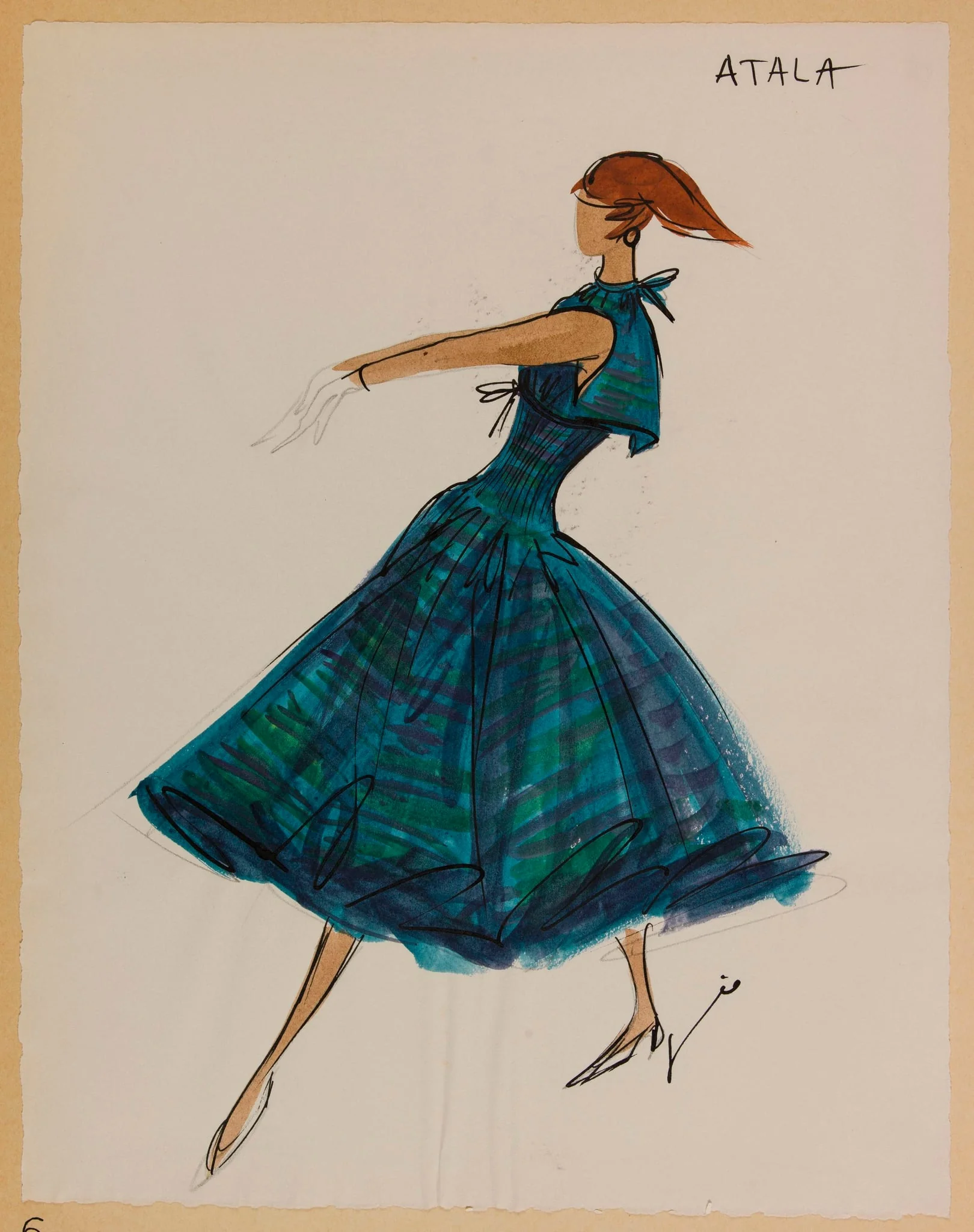 Atala, by Carven, 1956