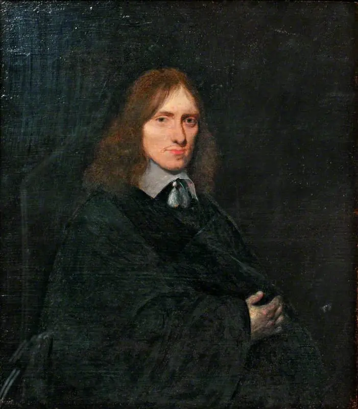 Portrait of a Man in a Black Dress