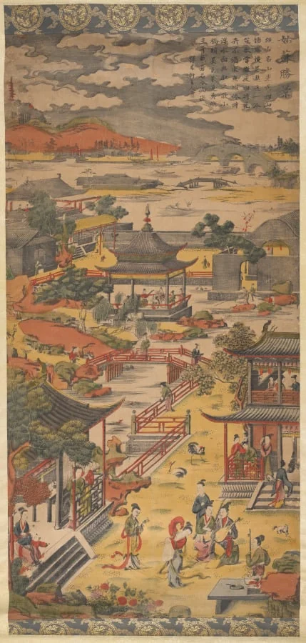 Scenic View of Suzhou, by Unknown, 1766