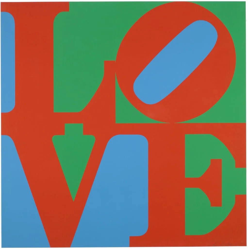 Untitled, by Robert Indiana, ink, 1967