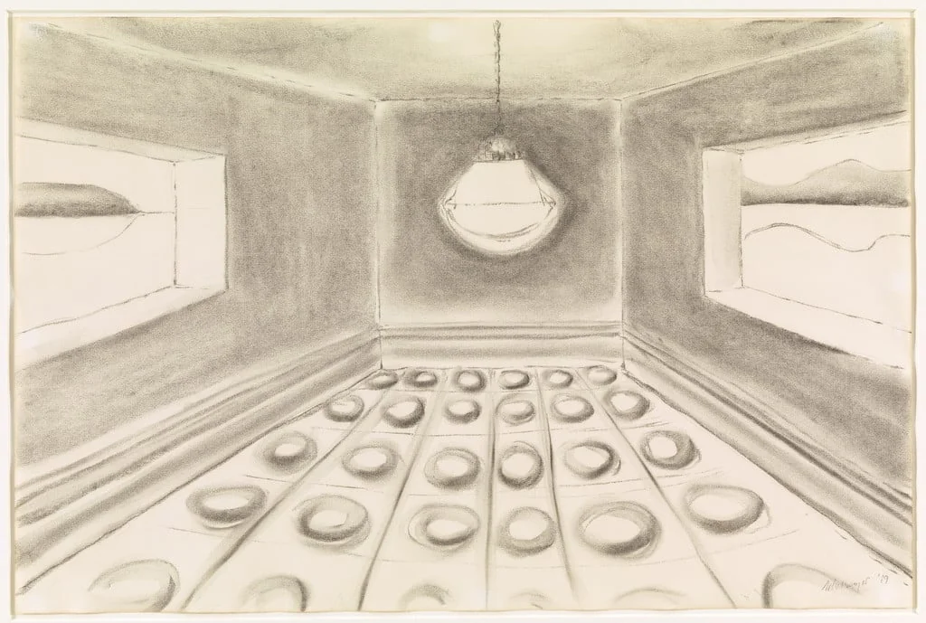 Untitled, by Richard Artschwager, charcoal, 1989