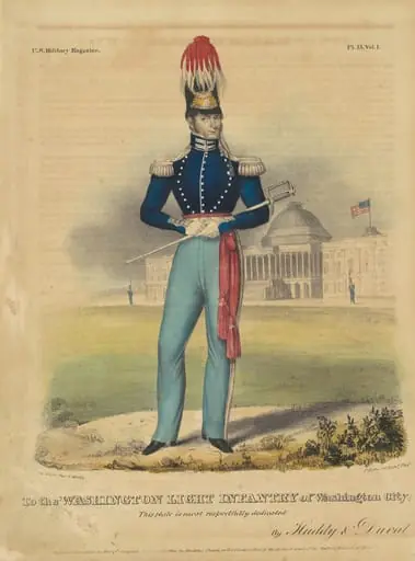 To the Washington Light Infantry of Washington City