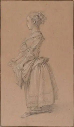 A Girl in Peasant Dress