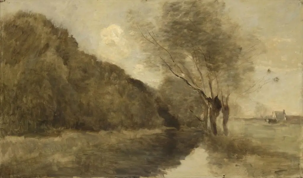 Landscape with a Stream and Willows near Gisors