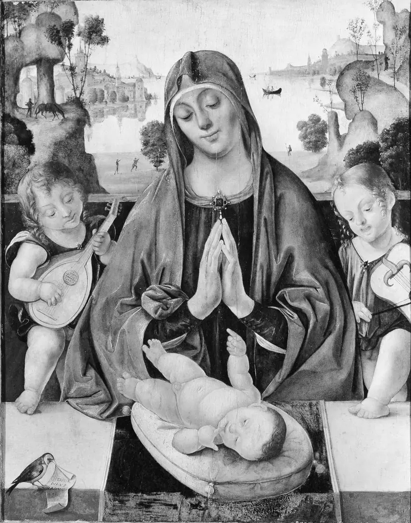 Madonna and Child with Angels