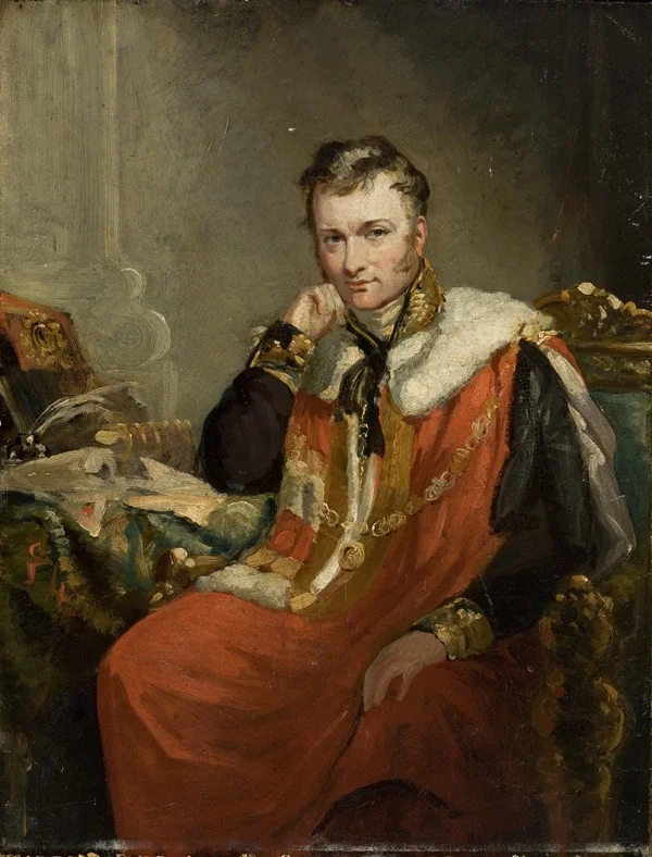 Lord Charles Stuart, by Unknown, oil, 1825