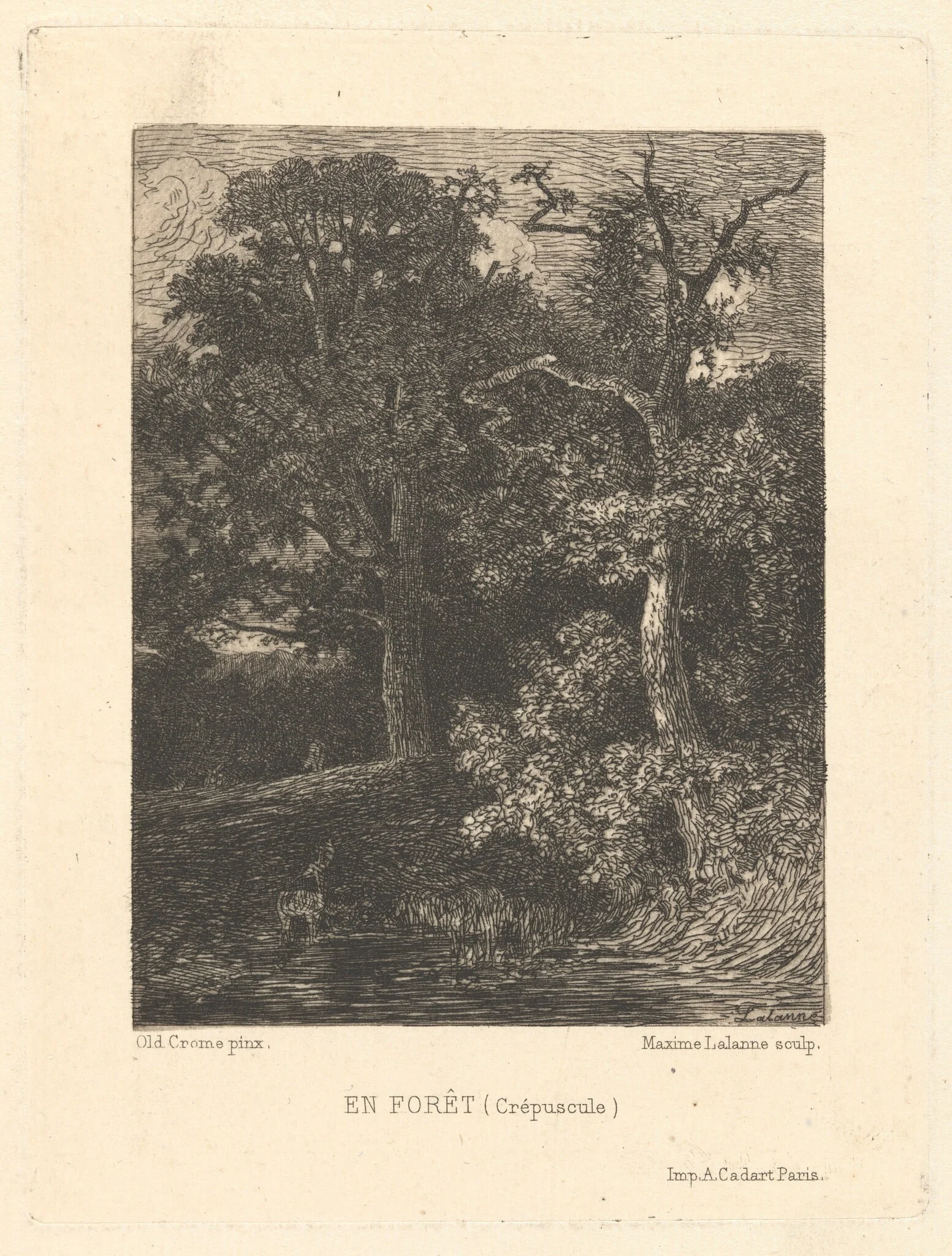 En Forêt (Crépuscule) (In the Forest: Twilight)