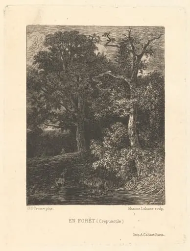 En Forêt (Crépuscule) (In the Forest: Twilight)