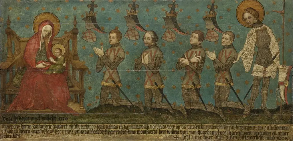 Memorial tablet for the lords of Montfoort