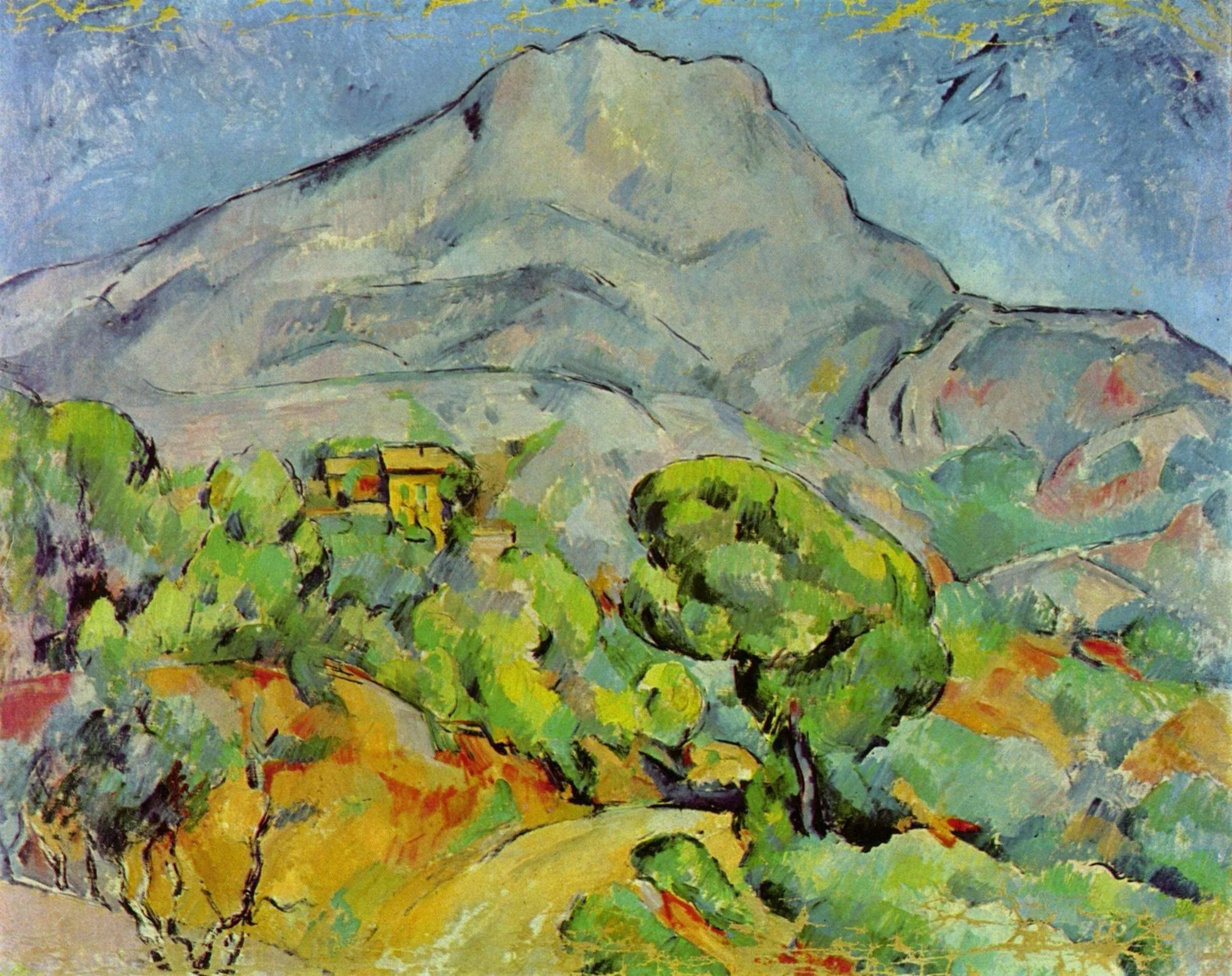 Sainte-Victoire mefta, by Paul Cezanne, unspecified, 1882