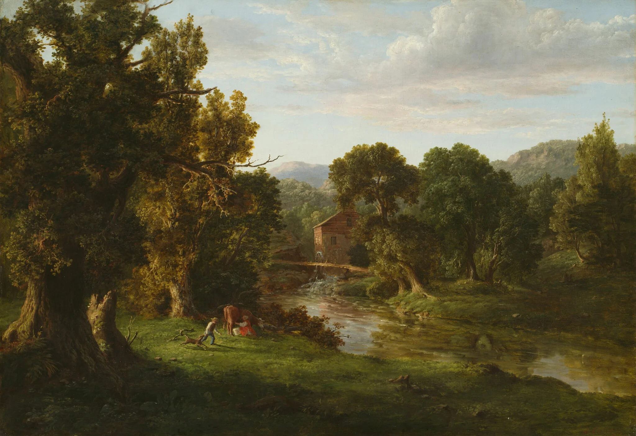 The Old Mill, by George Inness, oil, 1849