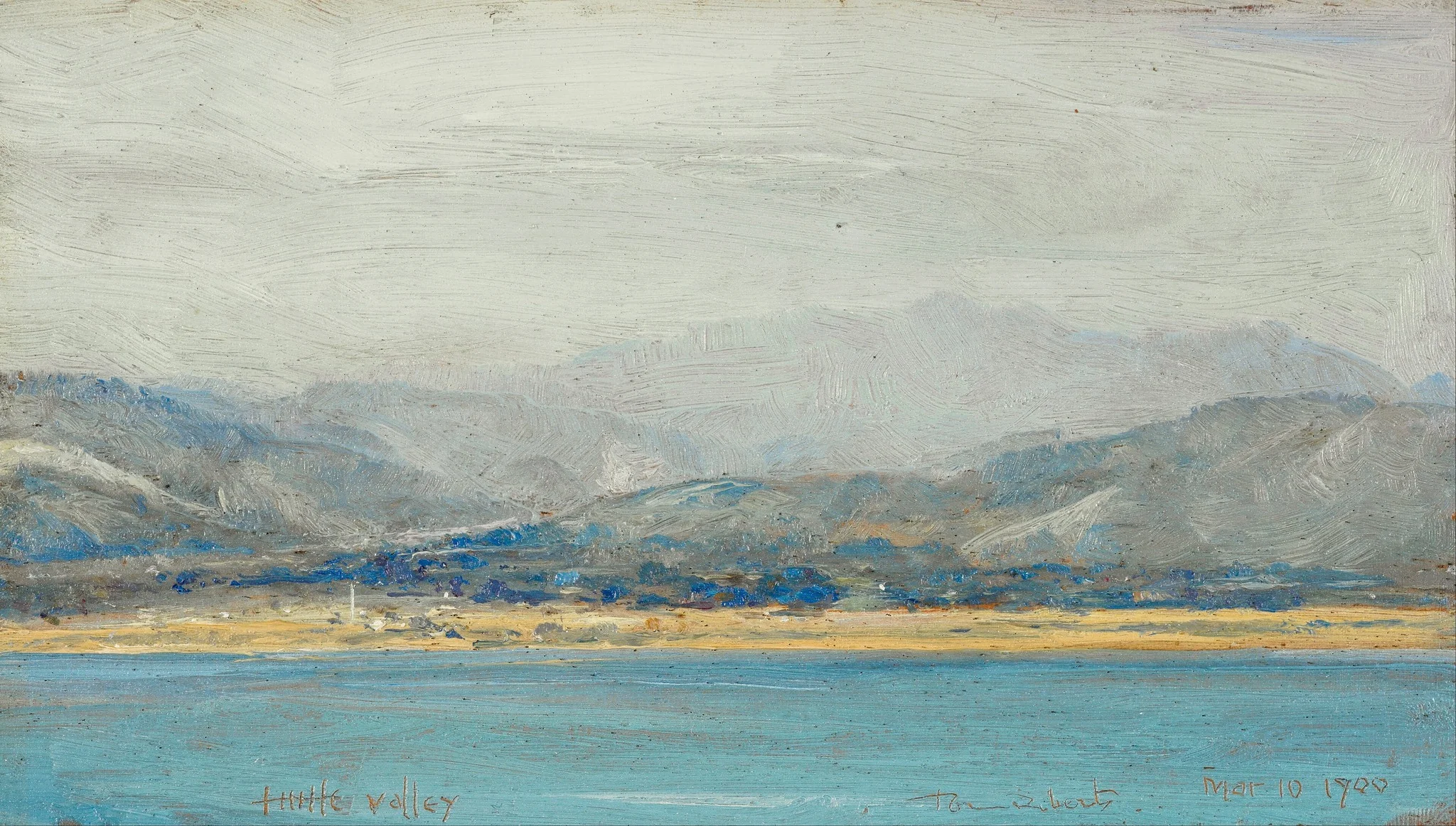Hutt Valley, by Thomas Roberts, oil, 1900