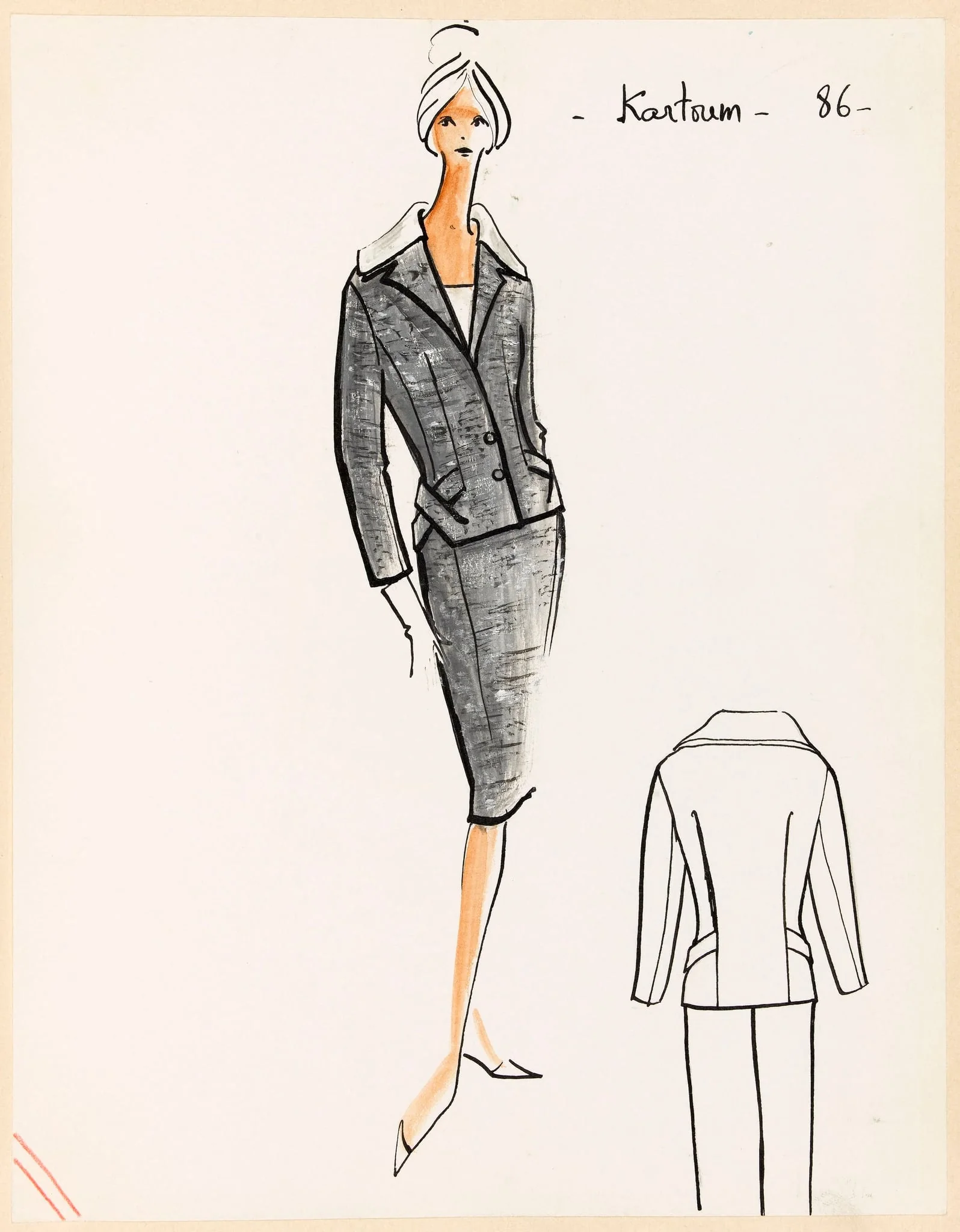 Kartoum, by Carven, 1959