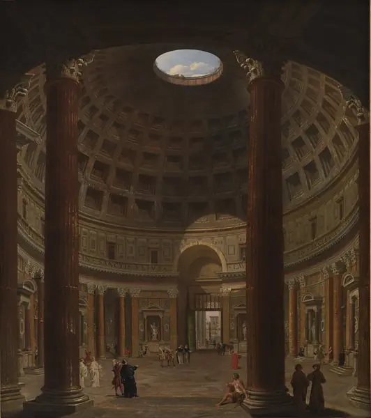 Interior of the Pantheon, Rome