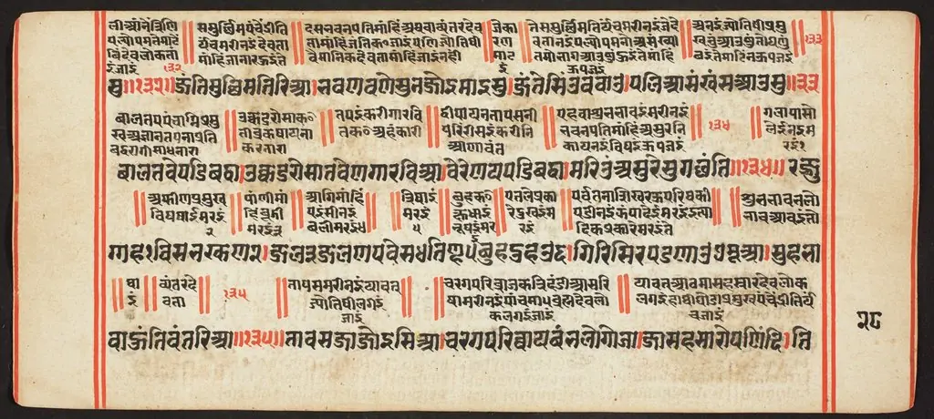 Tantric Manuscript, "Sangrahani Sutra"