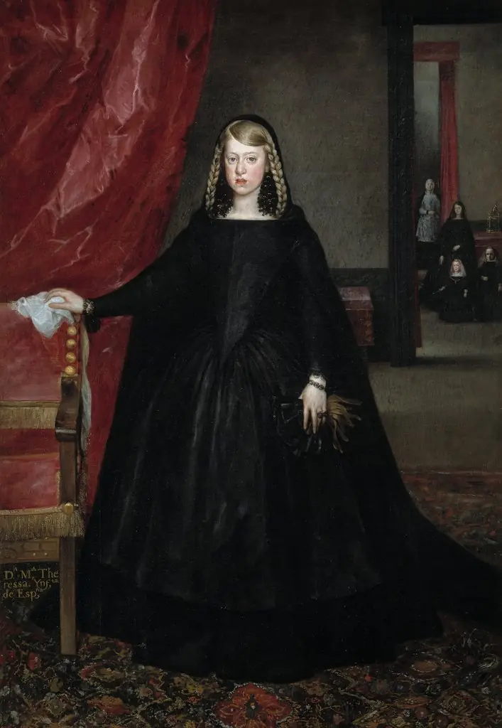 Empress Doña Margarita de Austria in Mourning Dress