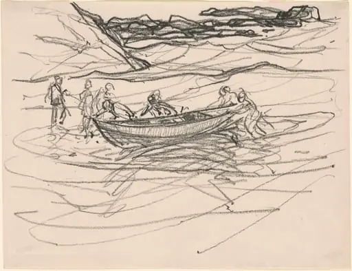 Launching the Life Boat