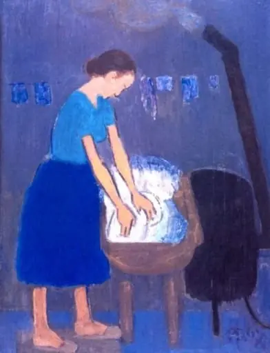 Femeie spălând