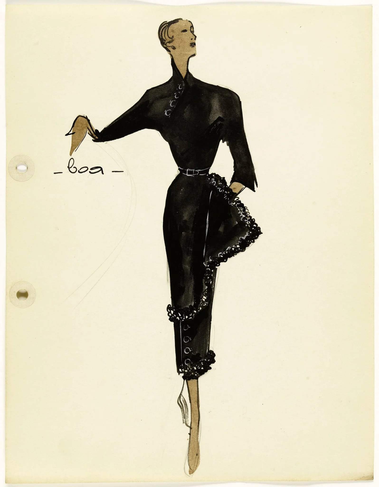 'Boa', by Marie-Louise Carven, 1951