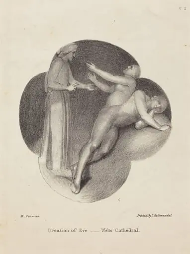 Creation of Eve, from Wells Cathedral