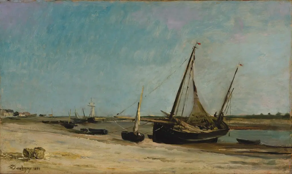 Boats on the Seacoast at Étaples