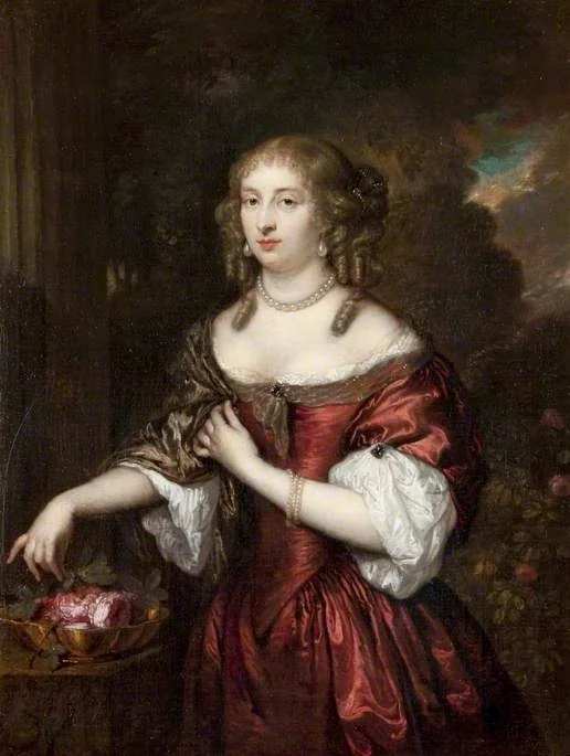Portrait of a Woman, by Caspar Netscher, oil, 1671