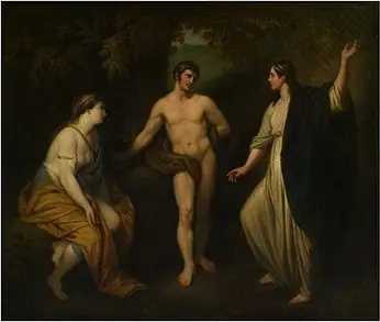 The Choice of Hercules between Virtue and Pleasure