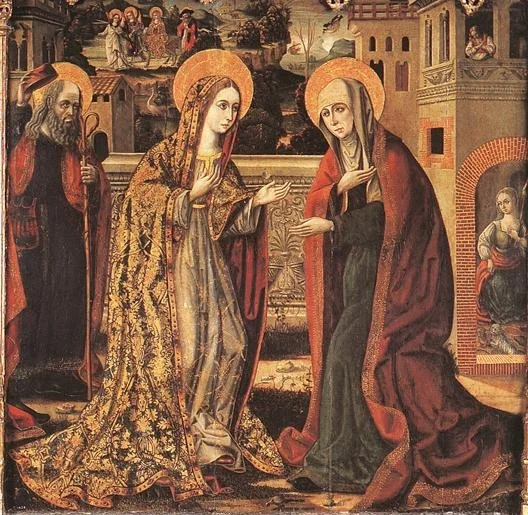 The visitation, by Unknown, unspecified, 1500