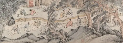 明  錢榖   蘭亭修禊圖  卷|Gathering at the Orchid Pavilion