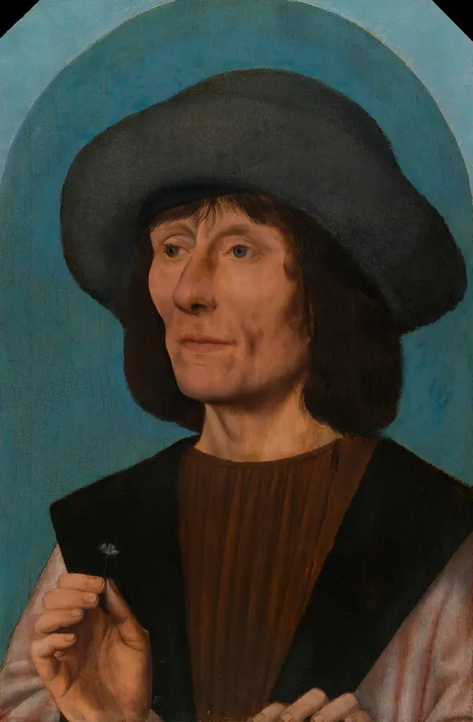 Portrait of a Man with a Pink Carnation