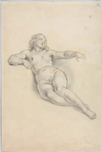 Reclining Female Nude (recto)
