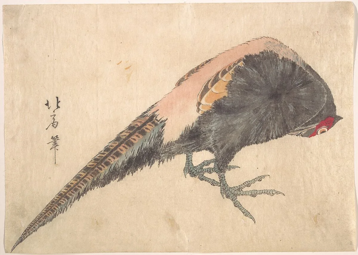 Untitled, by Hakusanjin Hokui, ink, 1835