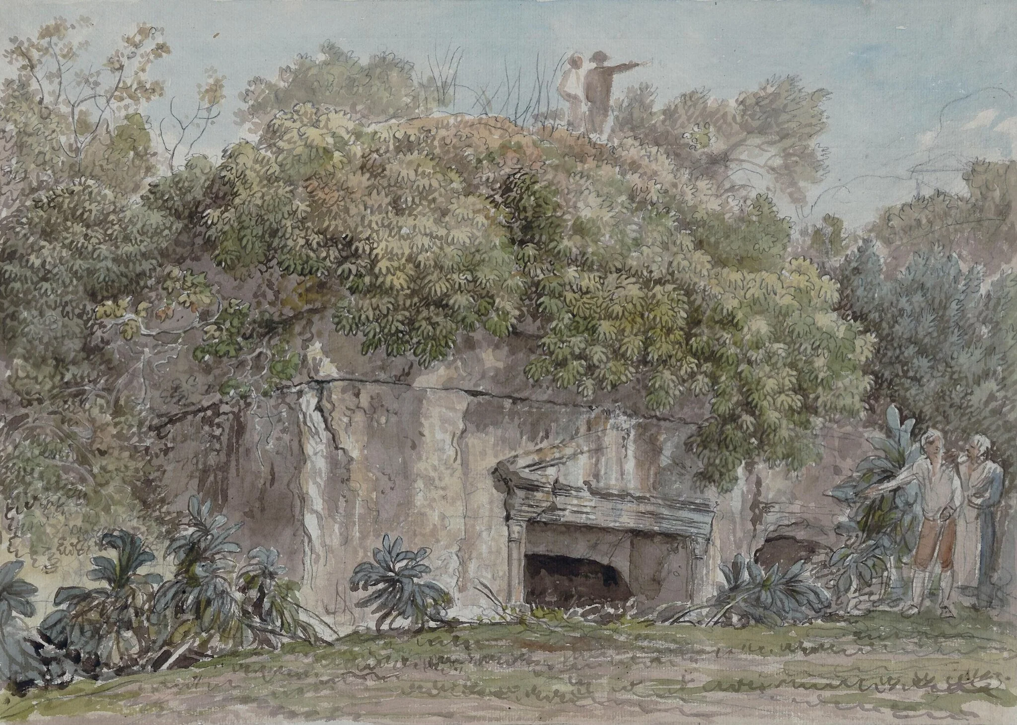 Ruins near Castel Gandolfo
