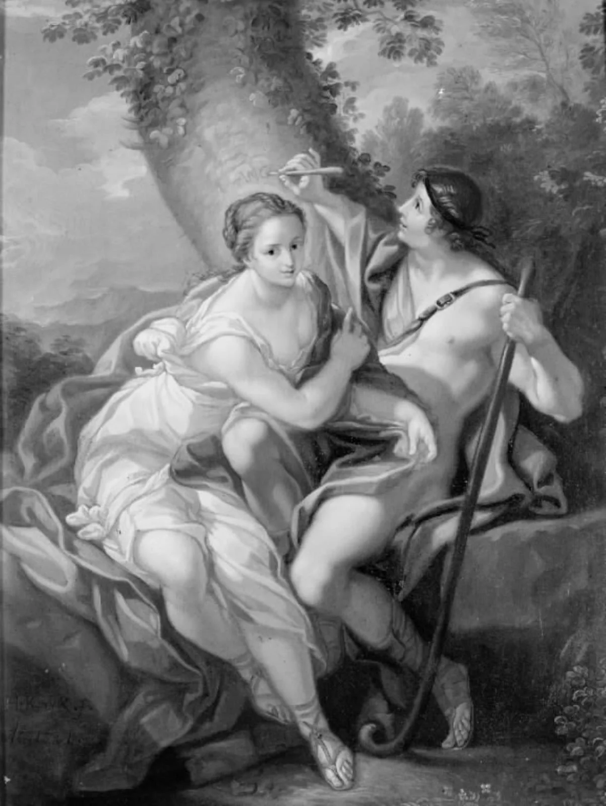Medos og Angelica, by Unknown, 1701