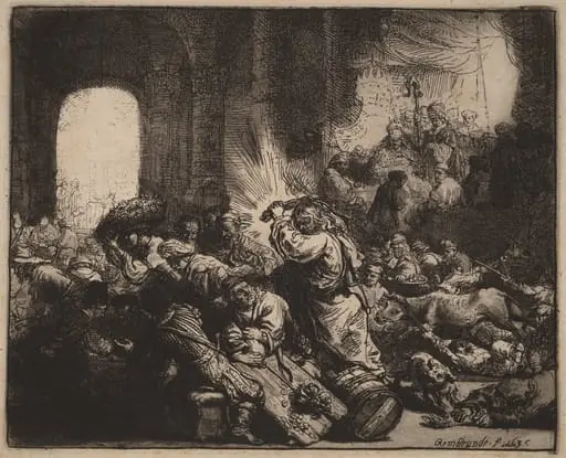Christ Driving the Money Changers from the Temple