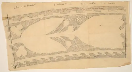 Tracing of a Border Design