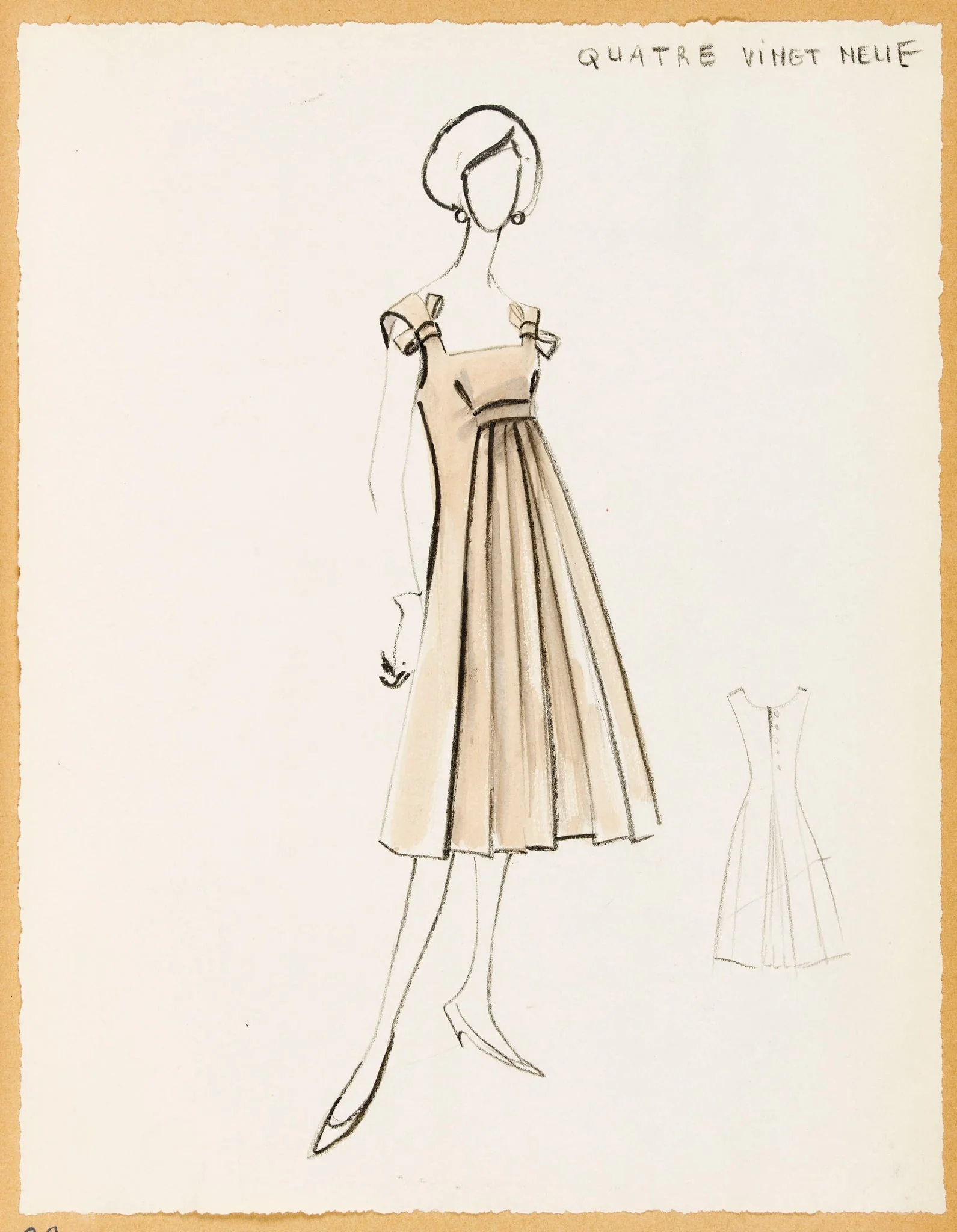 Quatre vingt neuf, by Carven, 1957