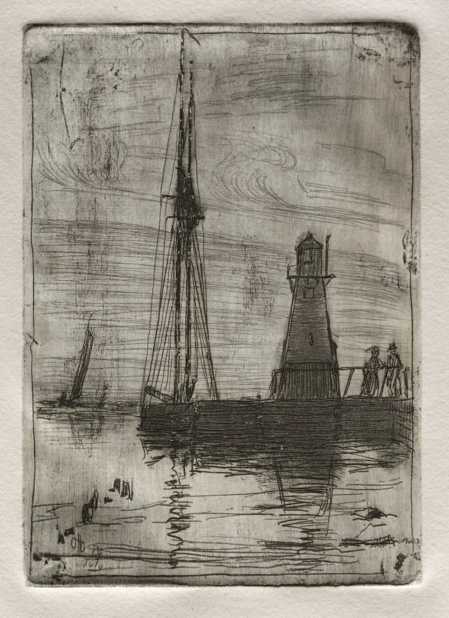 River Pier, by Otto Henry Bacher, 1878