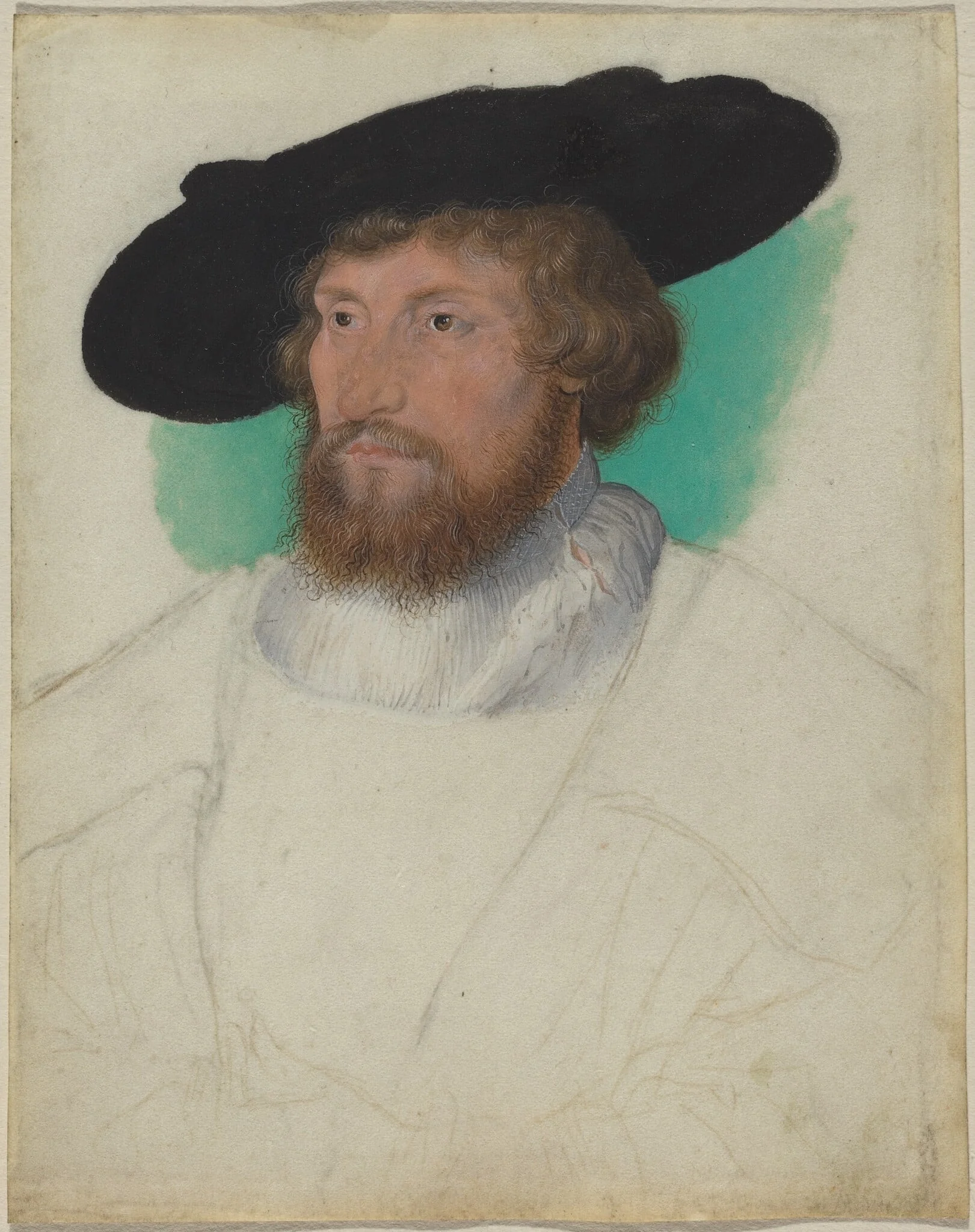 Christian II of Denmark and Norway, by German 16th Century, ink, 1523