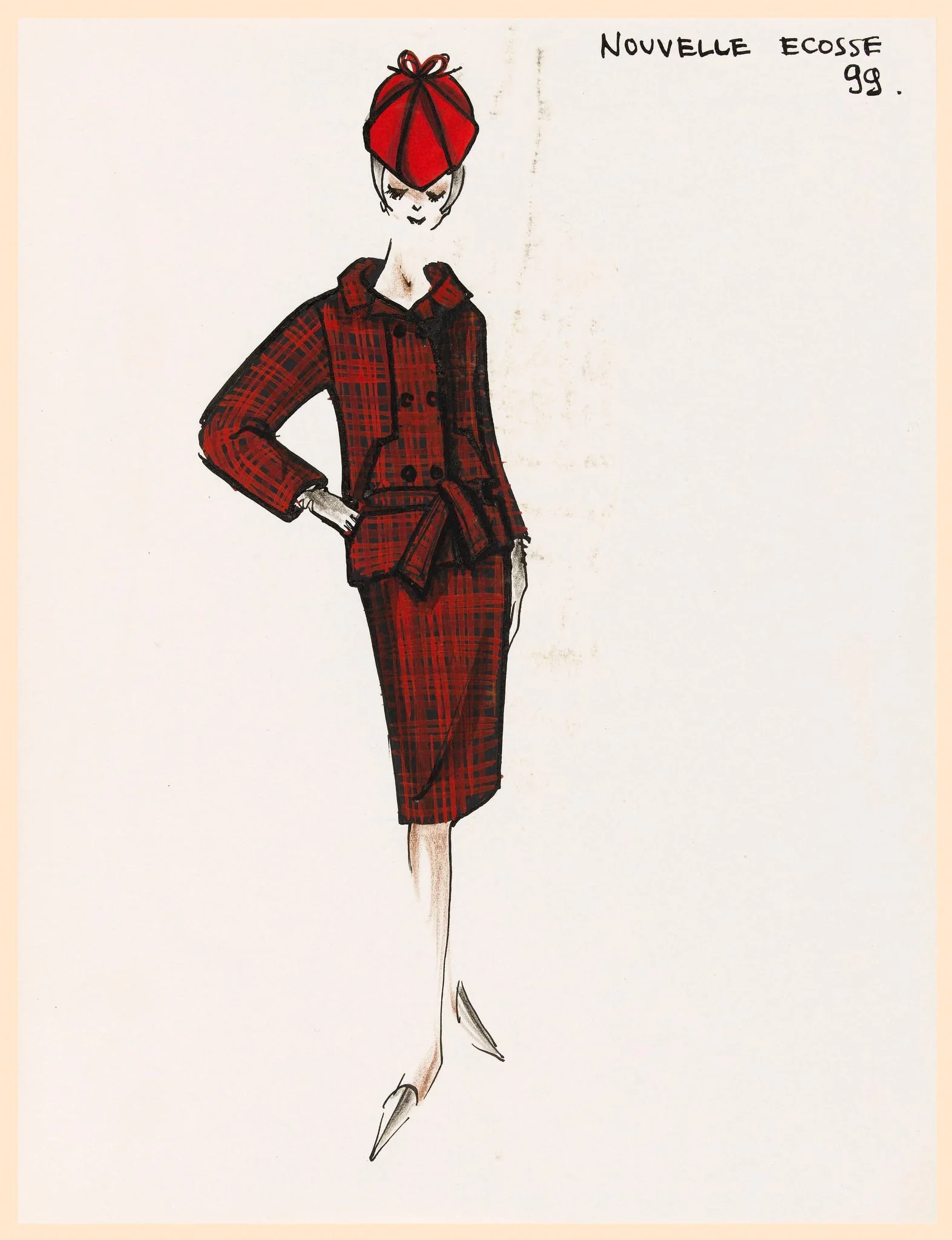 Nouvelle Ecosse, by Carven, 1962