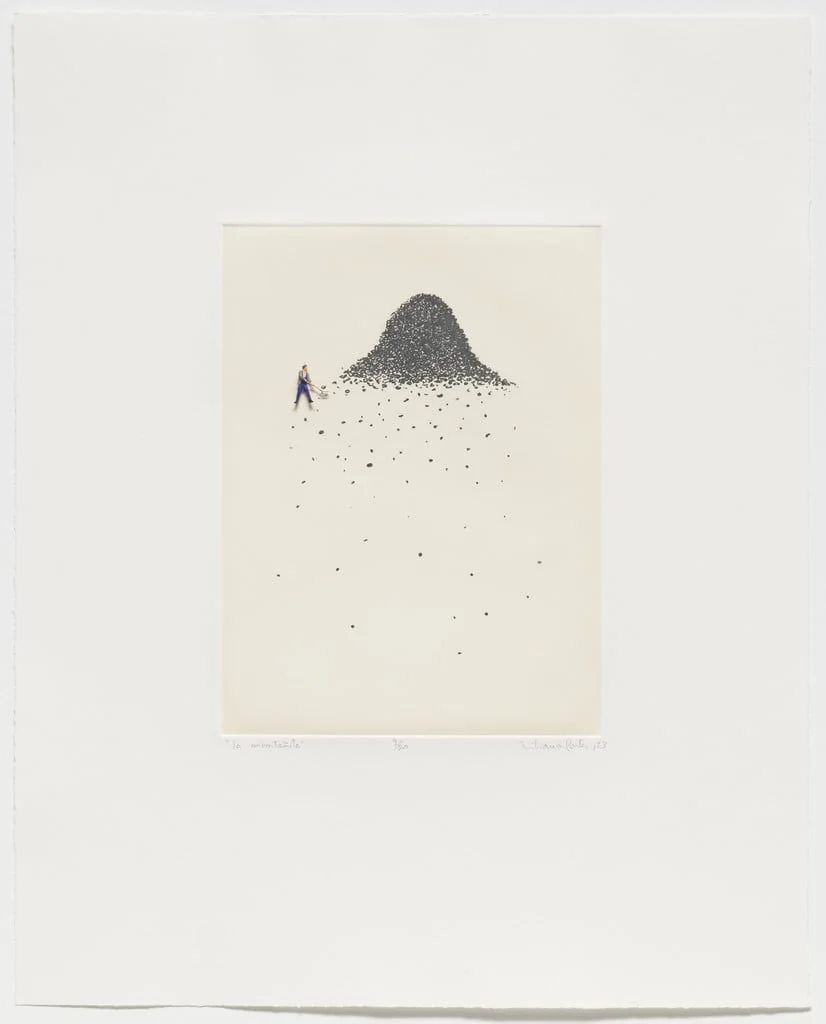 Untitled, by Liliana Porter, ink, 2023