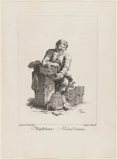 Vögelträmer (Bird Vendor)