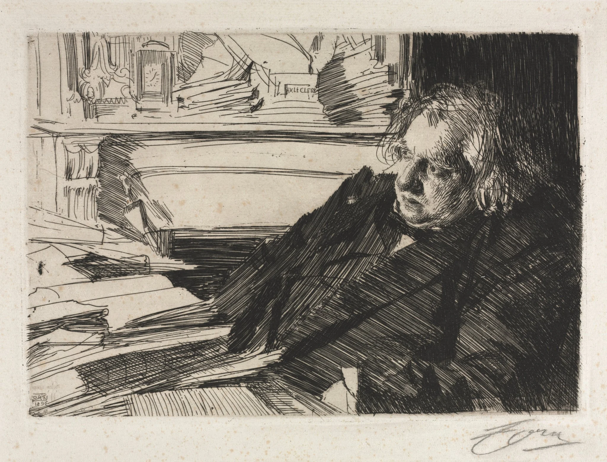 Ernest Renan, by Anders Zorn, 1892