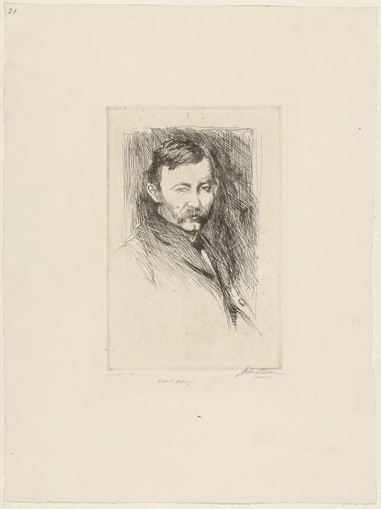 Untitled, by John Sloan, ink, 1902