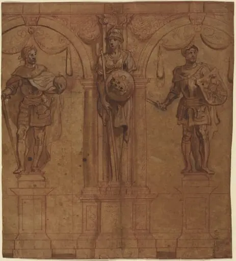 Rudolf I and Albert I with Pallas