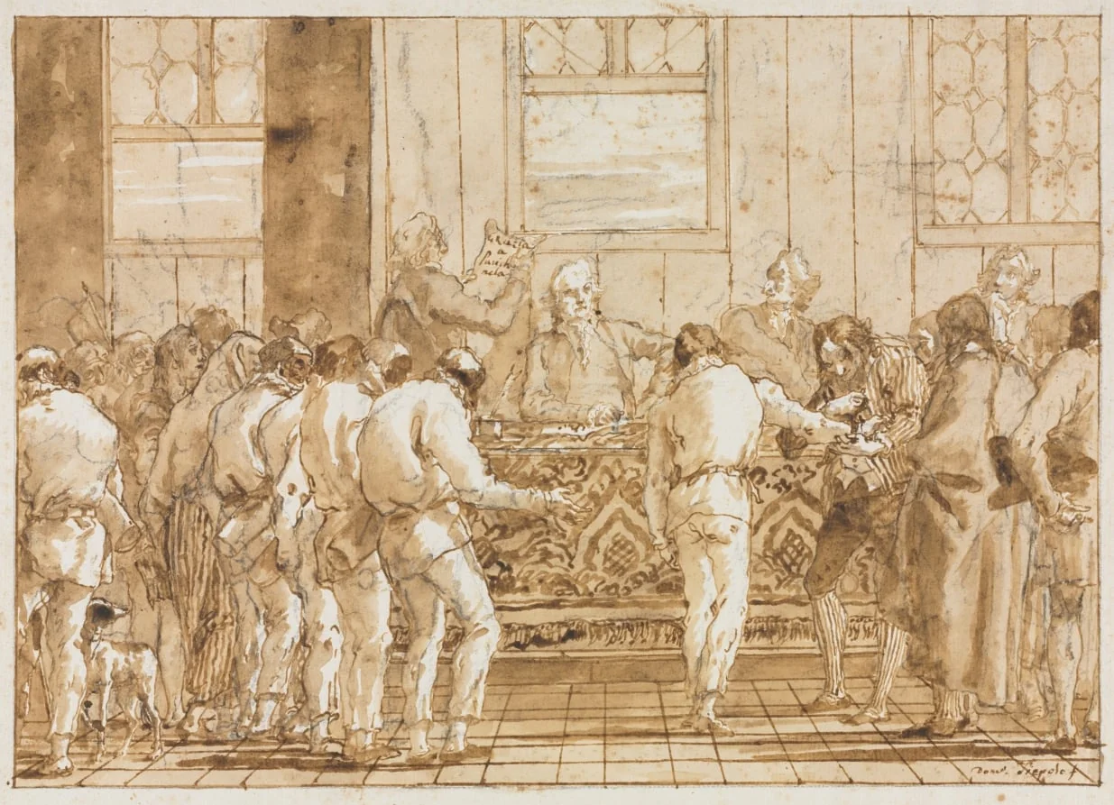 The Trial, by Giovanni Domenico Tiepolo, 1794
