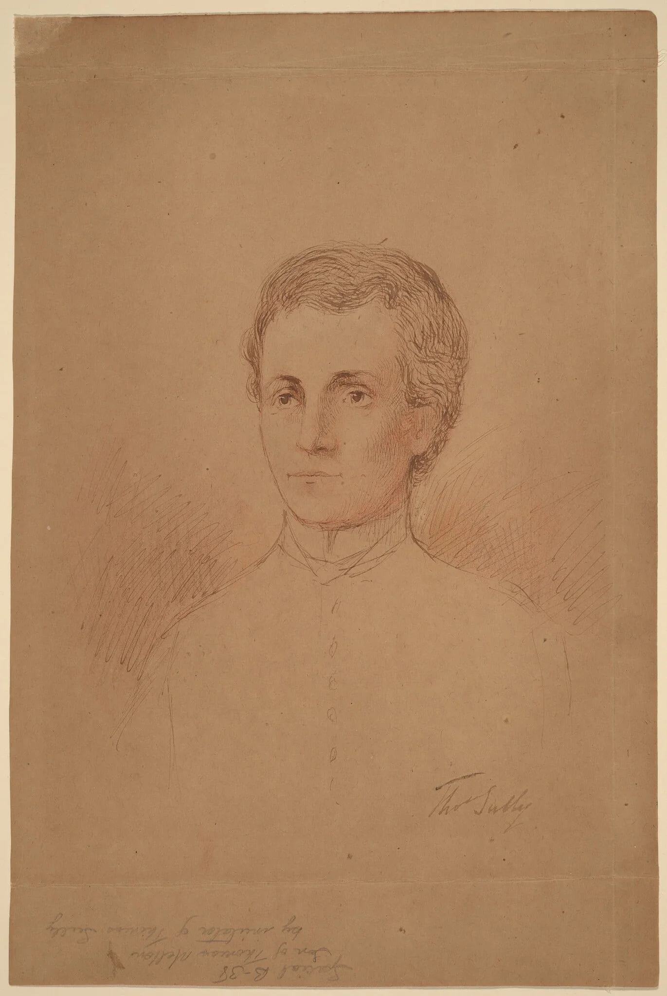 Son of Thomas Mellon, by Unknown, ink, 1828